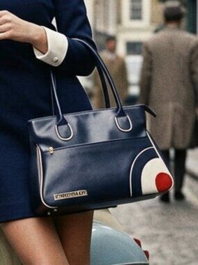 Vintage Lambretta Diana Mod Bowling Bag Purse Handbag